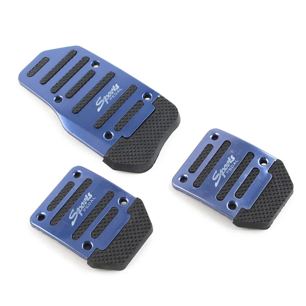 Aluminum Anti-Slip Foot Pegs for Sport Pedals - Blue (No Year Specified)
