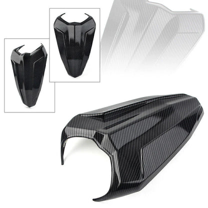 Carbon Fiber Rear Pillion Seat Cover for Yamaha YZF R15 (2017-2021)