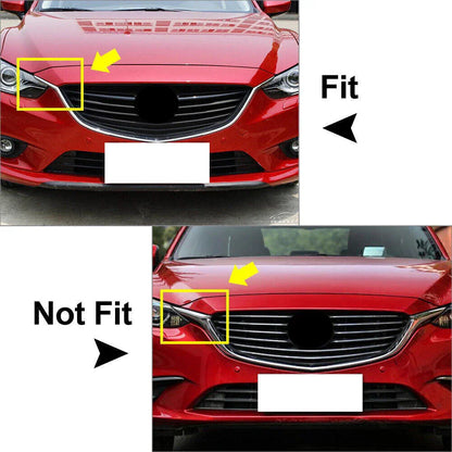 Front Bumper Upper VIP Diamond Grille for Mazda 6 Atenza (2014-2016)