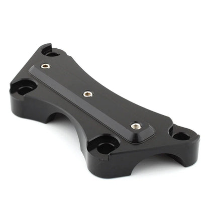 3-Hole Black 1" Handlebar Risers Top Clamp for Harley Touring (1997-2019)