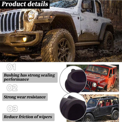 4Pcs Wiper Linkage Bushings for Jeep Wrangler YJ (1987-1995)