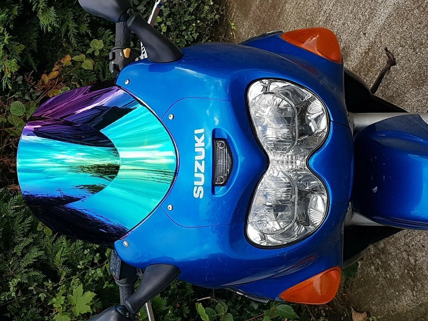 Windshield for SUZUKI GSX600F/GSX750F (1998-2008) Deep Iridium