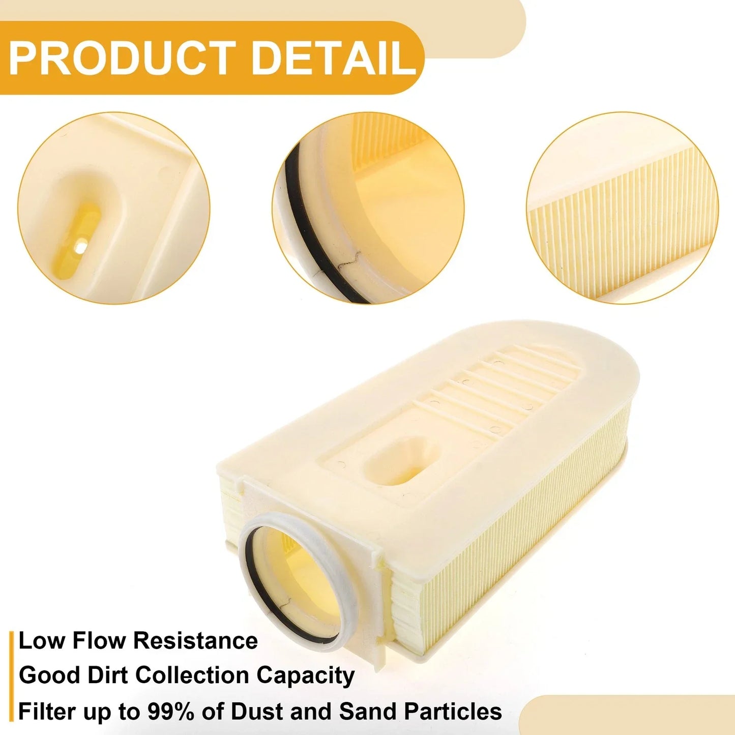 Car Engine Air Filter for Mercedes-Benz (No. 6510940104) - Long Life