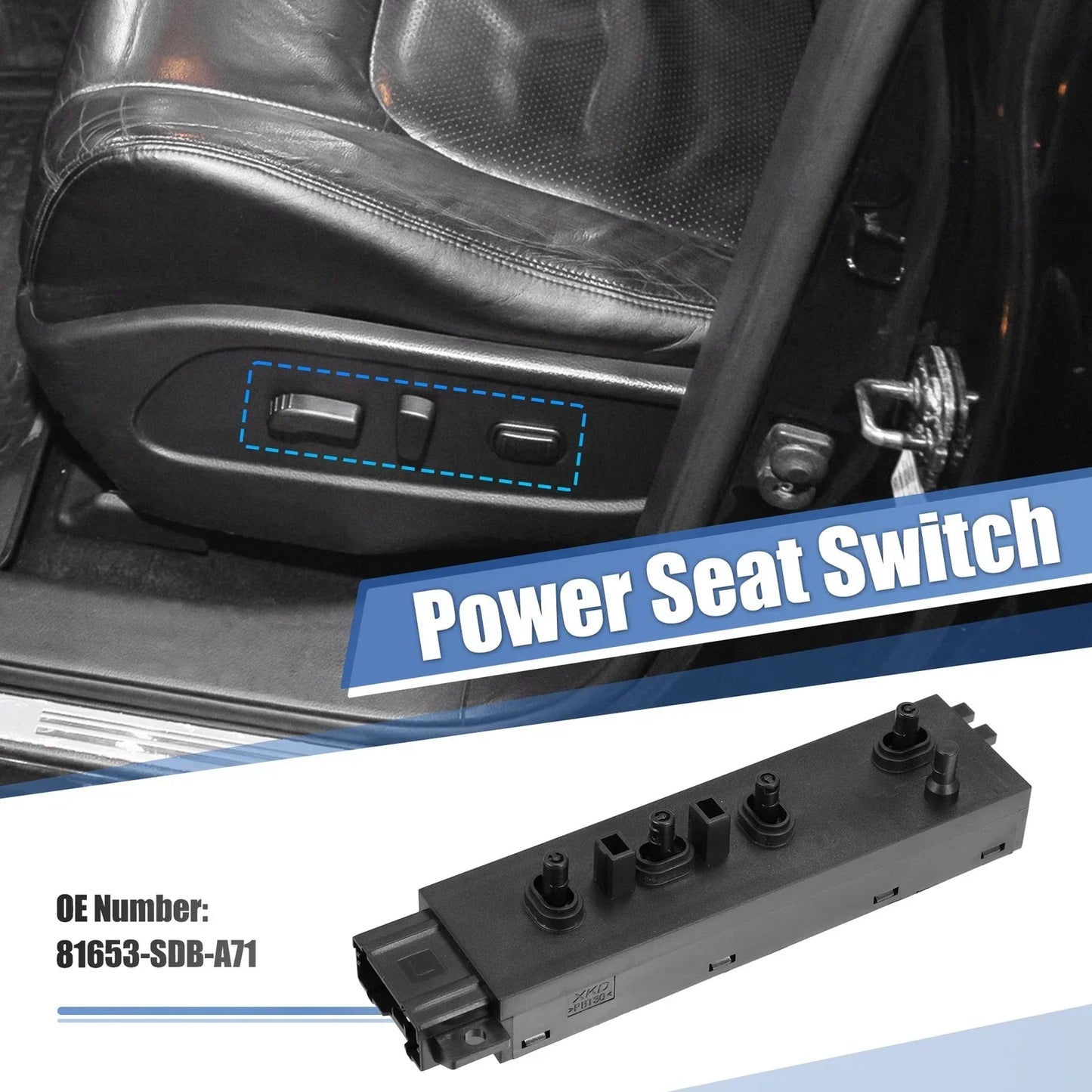 Power Seat Switch for Acura MDX, RDX, TL (2004-2018) - 2 x Switches