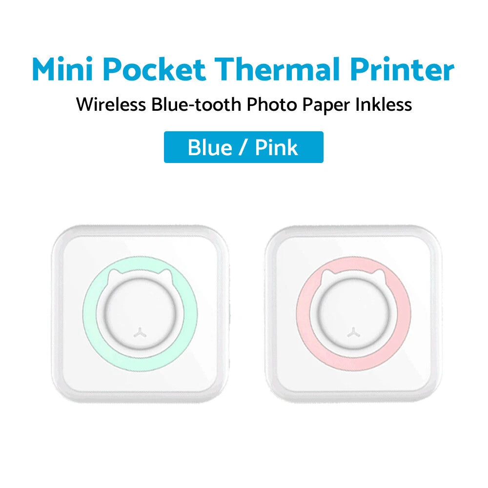 Inkless Photo Paper for Pocket Thermal Printer - Wireless Bluetooth