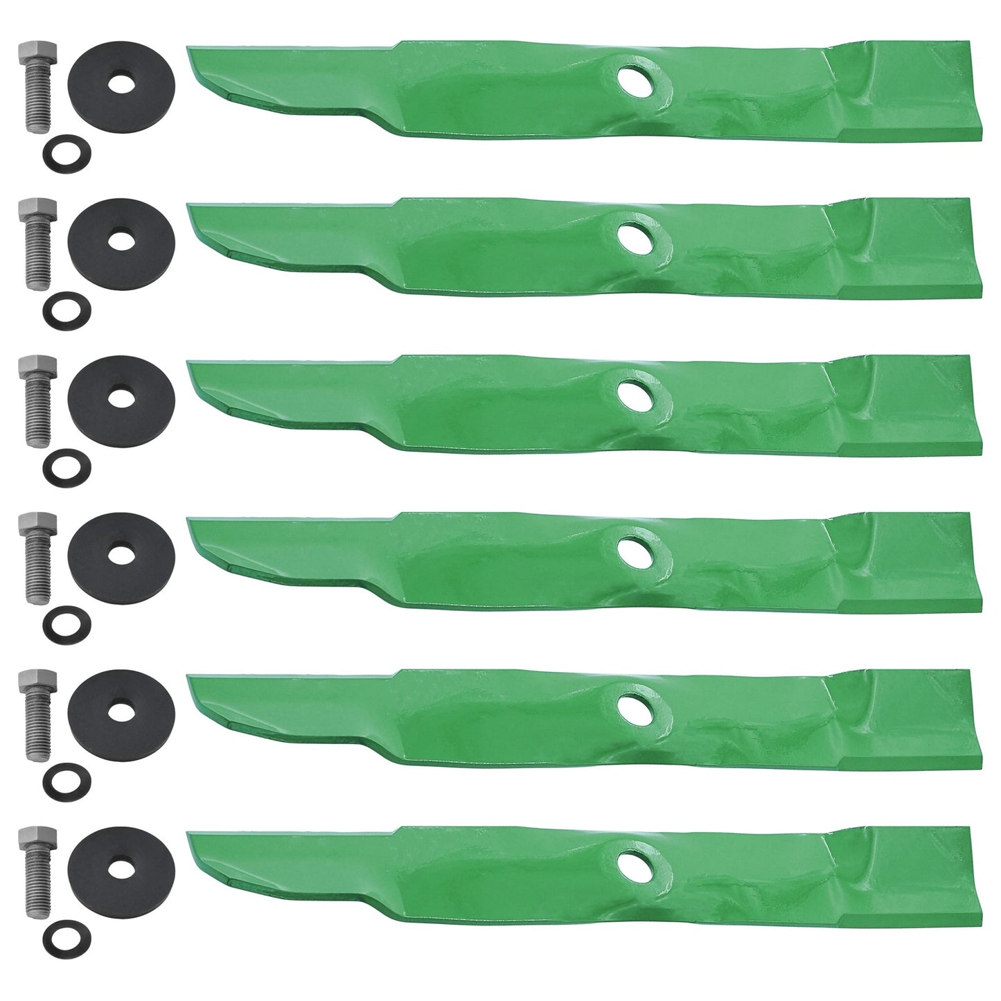 60 in Deck Blade with Bolt Replacement for John Deere M128485 (2000–2010)