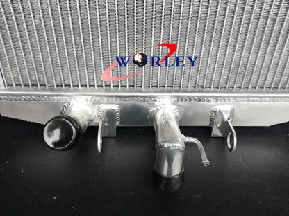 Aluminum Radiator + Black Hose for Suzuki GT750 (1972-1977)