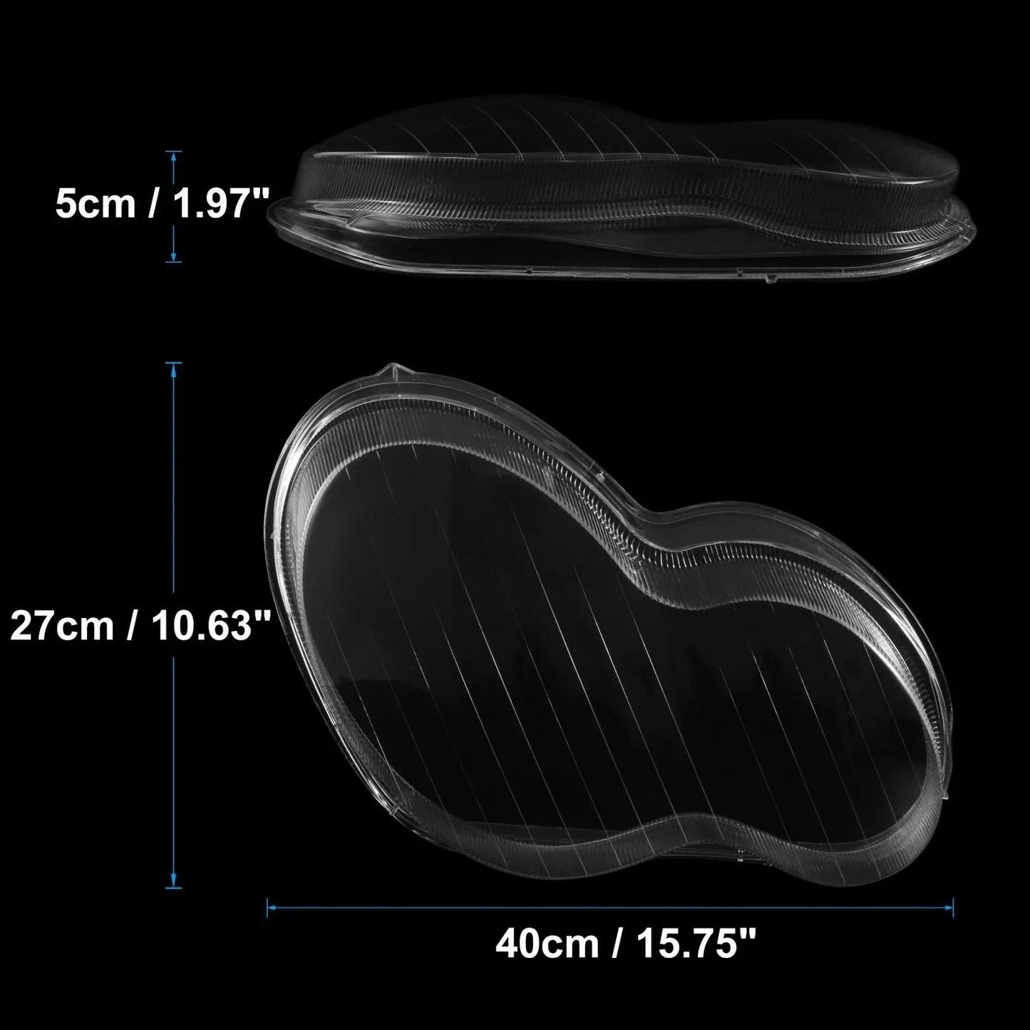 Front Headlight Lens Cover for Mercedes-Benz C230 (2006-2007)