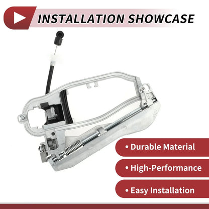 Front Left Door Handle Carrier for BMW E53 X5 (2000-2006) Silver Tone