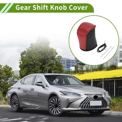 Car Gear Shift Knob Cover for Lexus GS300 2012-2020 Red Carbon Fiber