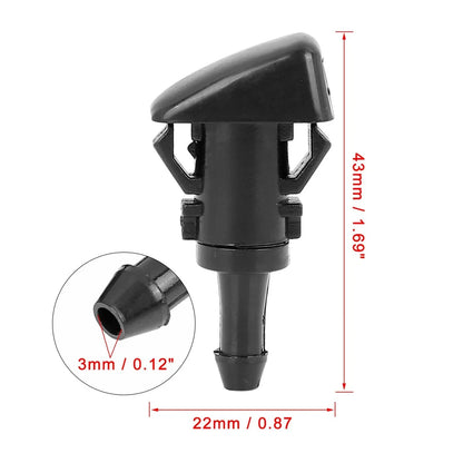 2 x Windshield Washer Nozzles for Chrysler PT Cruiser, Dodge Journey