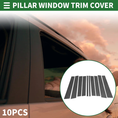 10 Pcs Door Pillar Window Trim for Mercedes GL-Class (2013-2019)
