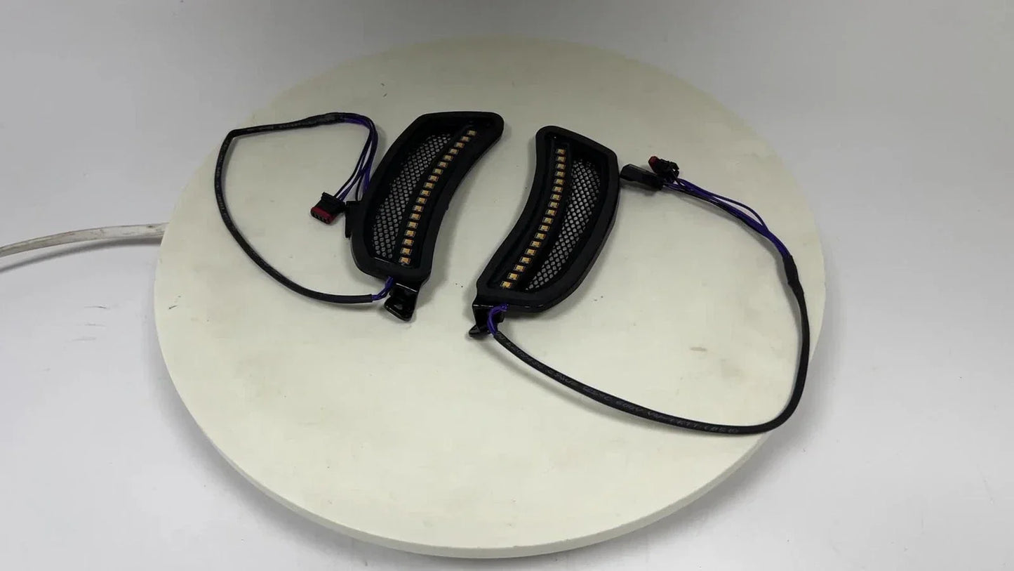 Black Mesh LED Fairing Vent Lights for Harley Low Rider El Diablo (2022)