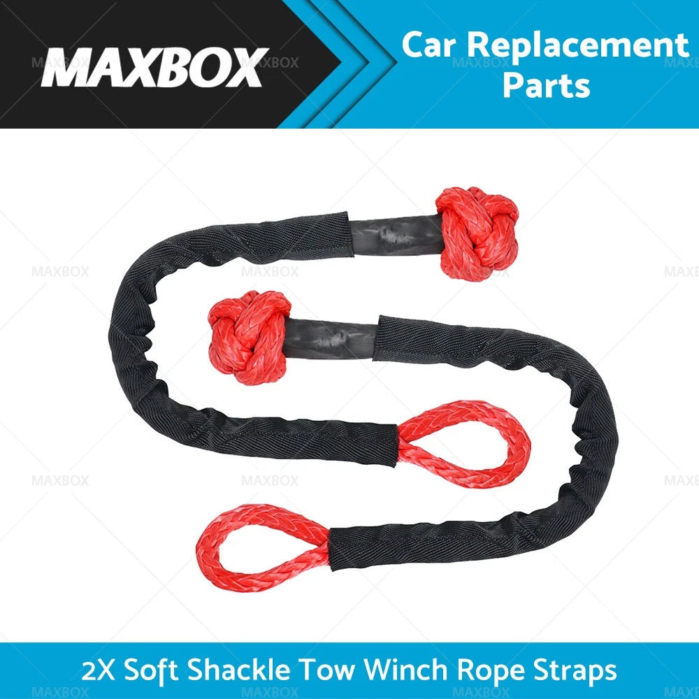 Recovery Pulley Kit for Soft Shackle with 3/8" or 1/2" Winch Ropes