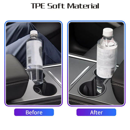 Dual Cup Holder Insert for Tesla Model 3 Y (2017-2024)