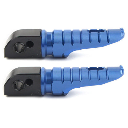 Blue Aluminum Rear Footrests for Street Scrambler 900 T100 T120 (2016-2023)