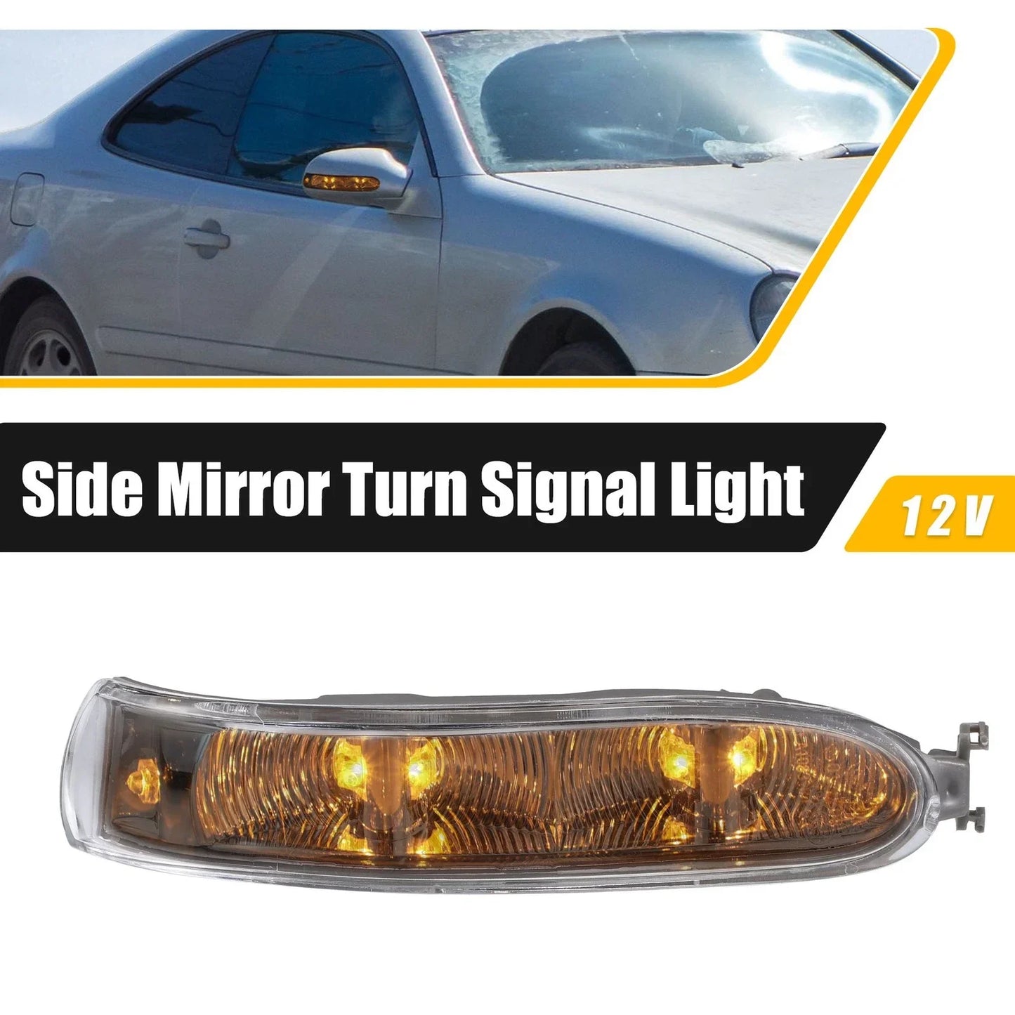 LED Right Side Mirror Turn Signal Light for Mercedes-Benz CLK320 CLK350 (2003-2009)