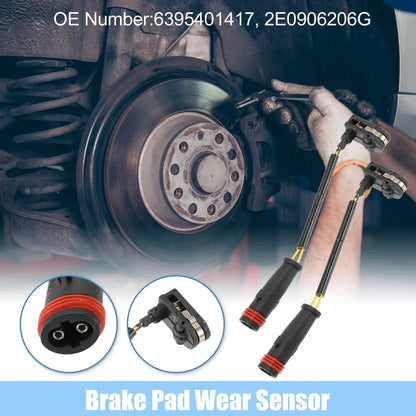 2 x Front Rear Disc Brake Pad Wear Sensors for Mercedes-Benz Sprinter 1500 (19-23)