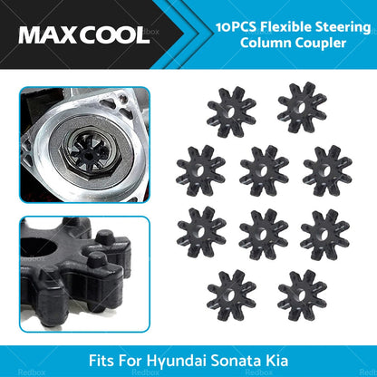 10 x Steering Column Rubber Flex Couplings for Hyundai i30, Sonata, Santa Fe, Kia