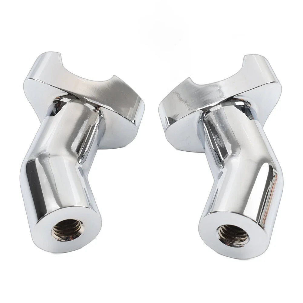 3.5" Chrome Pullback Handlebar Risers for Harley Dyna Softail Road King