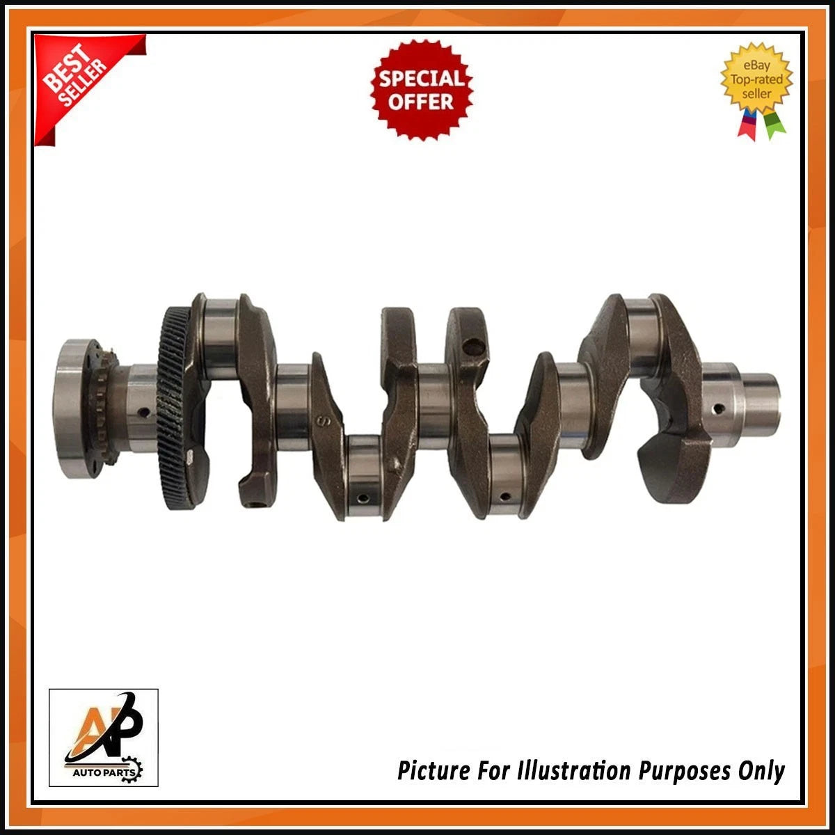 Crankshaft With Gear Replacement for Range Rover 2.0 (204DTD) (2013–2022)