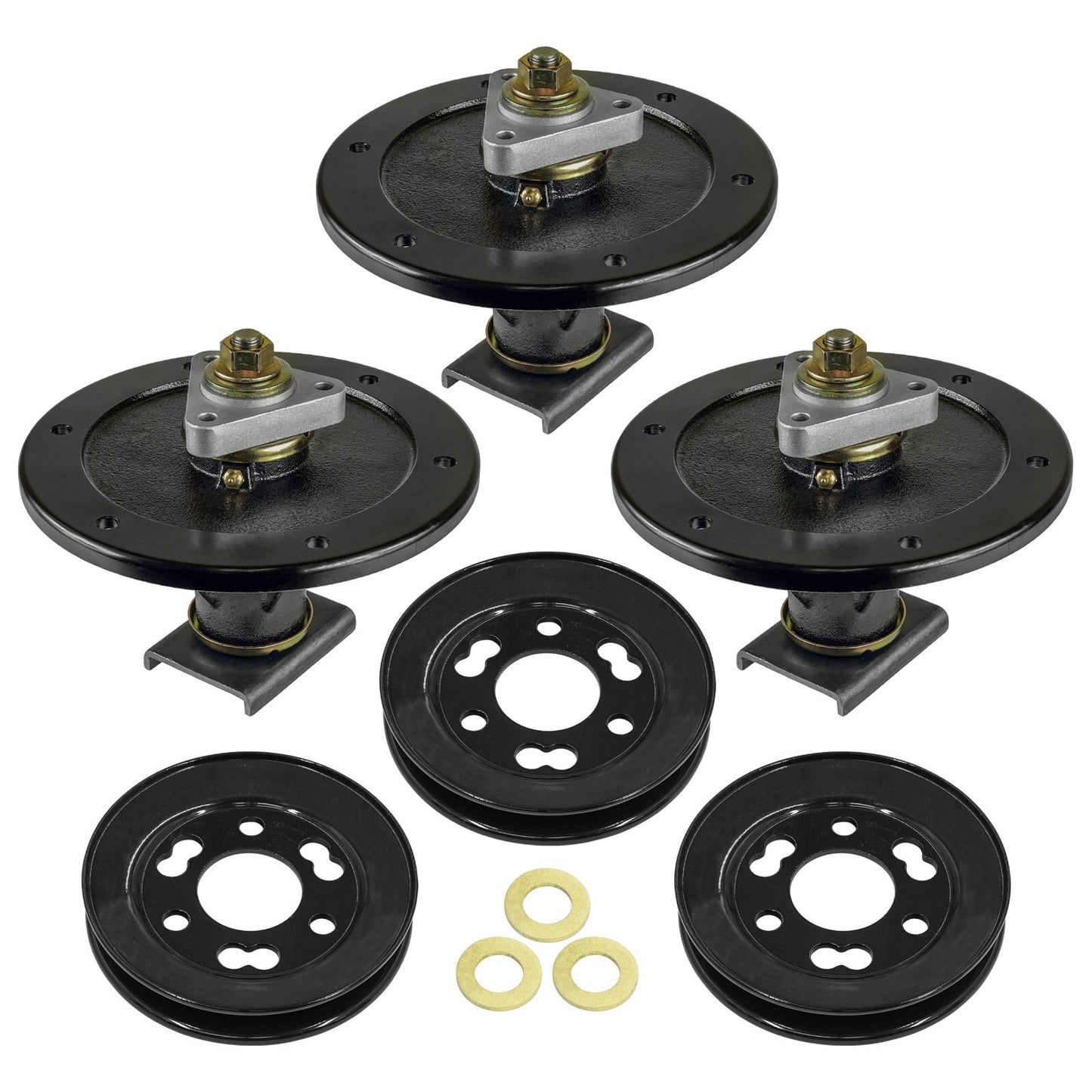 48 In Deck Spindle and Pulley Replacement for Toro Z Master (2005–2018)