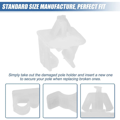10 Pcs Car Hood Prop Rod Holders for Honda Civic 2006-2016