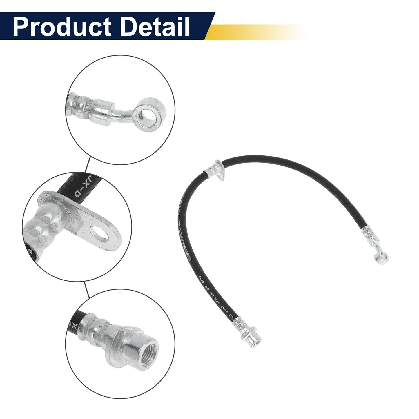 Front Left Brake Hose for Honda Crider 2013-2020 Hydraulic Hose 2 x 01465T4NH01