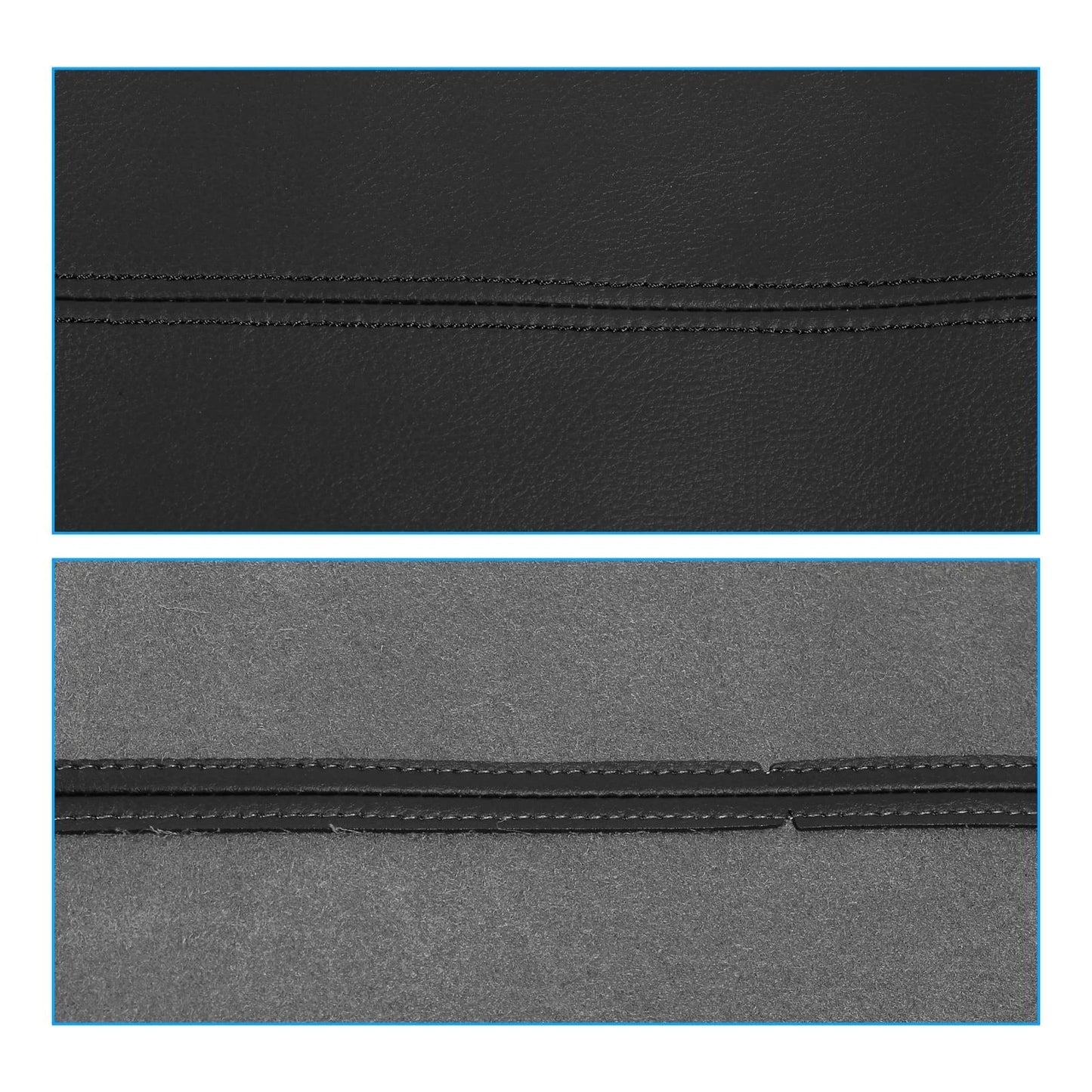 8 Pcs Door Panel Armrest Protector Covers for Honda Civic (2016-2020) Black