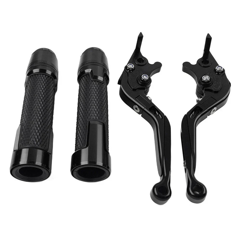 Folding Extendable Brake Clutch Lever Grip Set for Honda CB1100 CB1300 (2013-2023)
