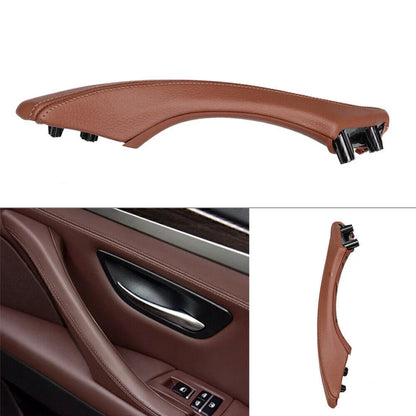 1x Real Leather Door Trim Pull Handle Right Side for BMW 5 Series (2010-2017)