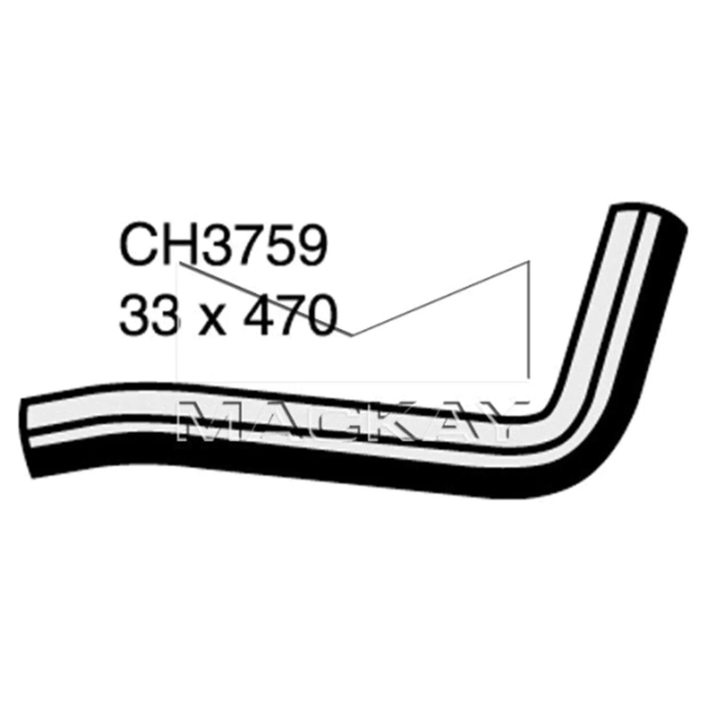 Upper Radiator Hose for Toyota Landcruiser Prado GRJ120 V6 4.0L 2003-2009