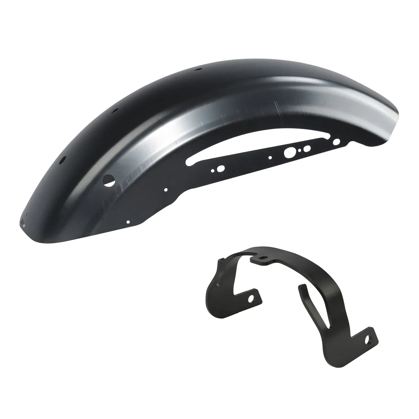 Unpainted Black Rear Fender Support Bracket for Harley Sportster (2010-2022)