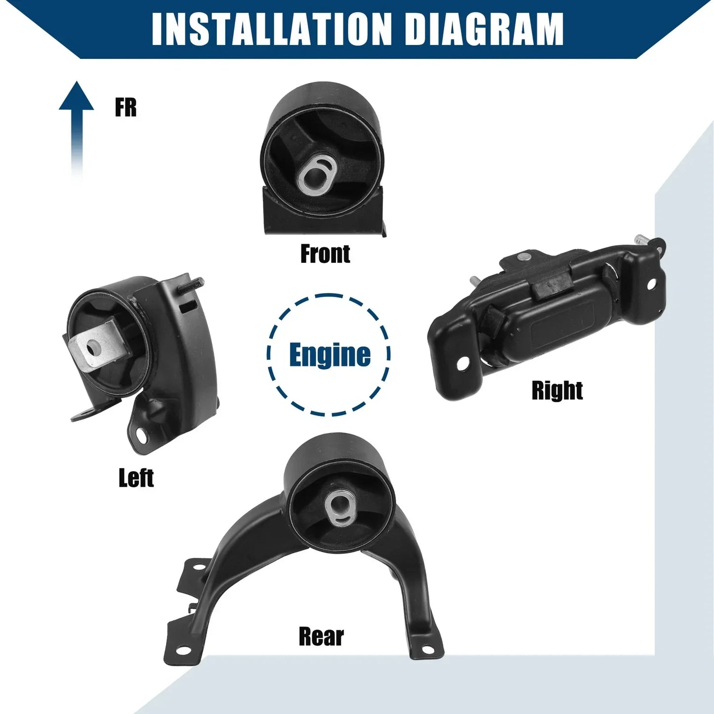 Engine Motor Mount for Dodge Grand Caravan (2011-2017)