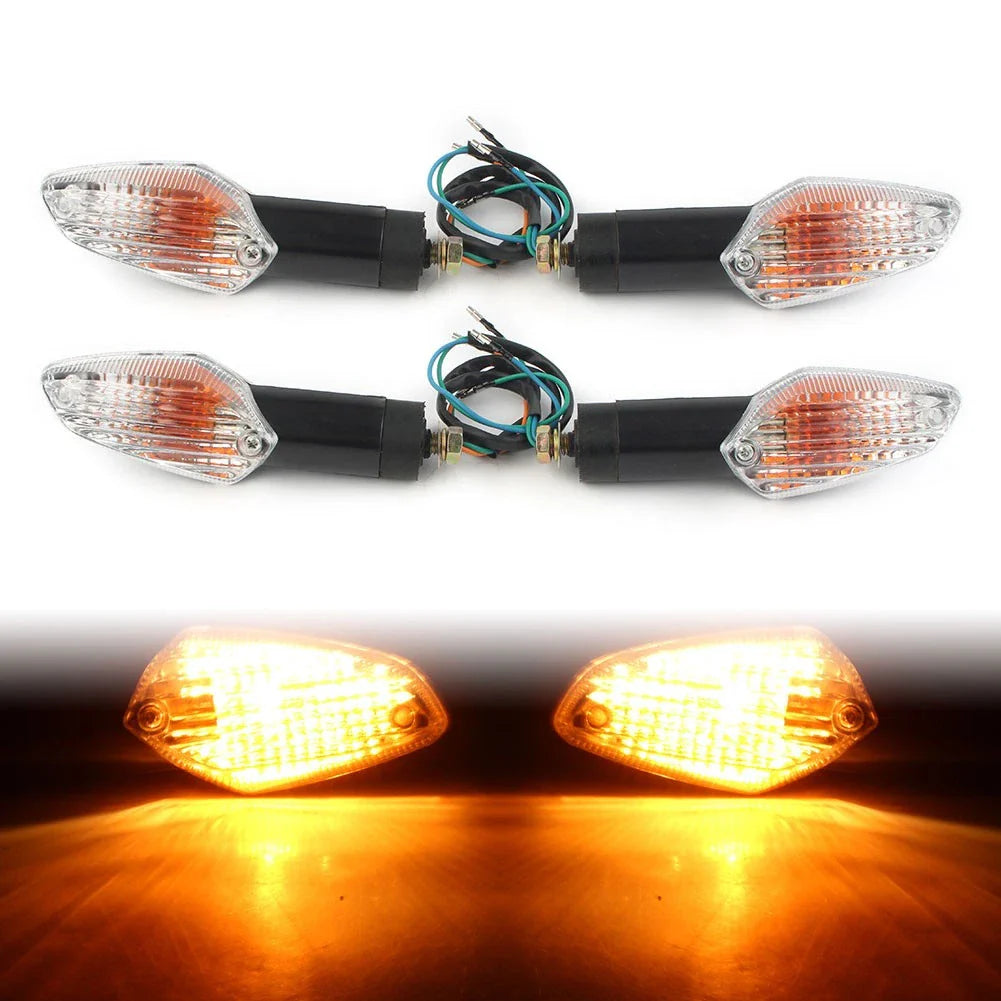 Clear Front & Rear Turn Signal Lights for Honda CBF125 (2009-2016)