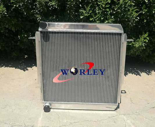 Aluminum Radiator & Fan for Toyota Land Cruiser BJ70/BJ71/BJ73/BJ74/BJ75 (84-89)