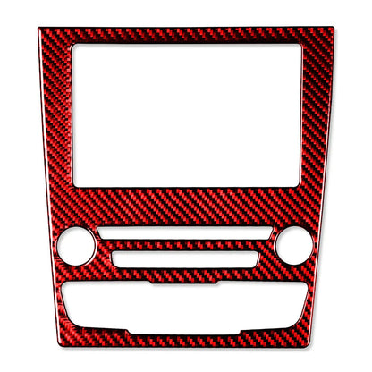Carbon Fiber Red GPS Navigation Panel Cover Trim for Ford Fusion Mondeo (2013-2019)