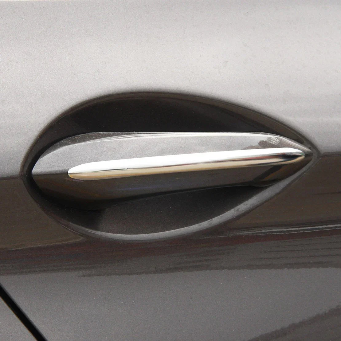 4X Stainless Steel Door Handle Trims for BMW 5 Series 528 F10 F11 F18 (2010-2017)