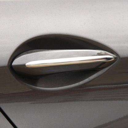 4X Stainless Steel Door Handle Trims for BMW 5 Series 528 F10 F11 F18 (2010-2017)