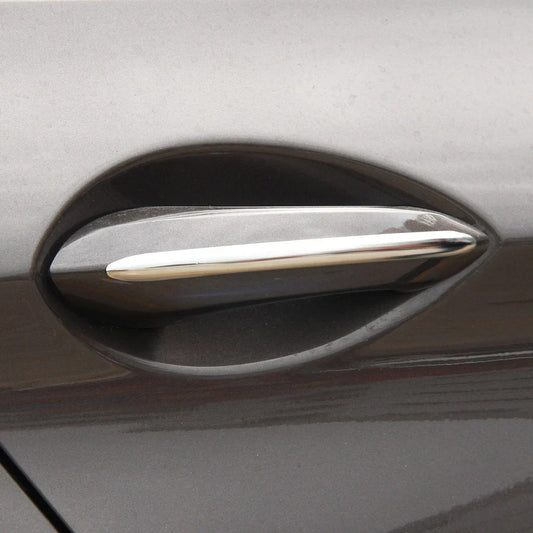 4X Stainless Steel Door Handle Trims for BMW 5 Series 528 F10 F11 F18 (2010-2017)