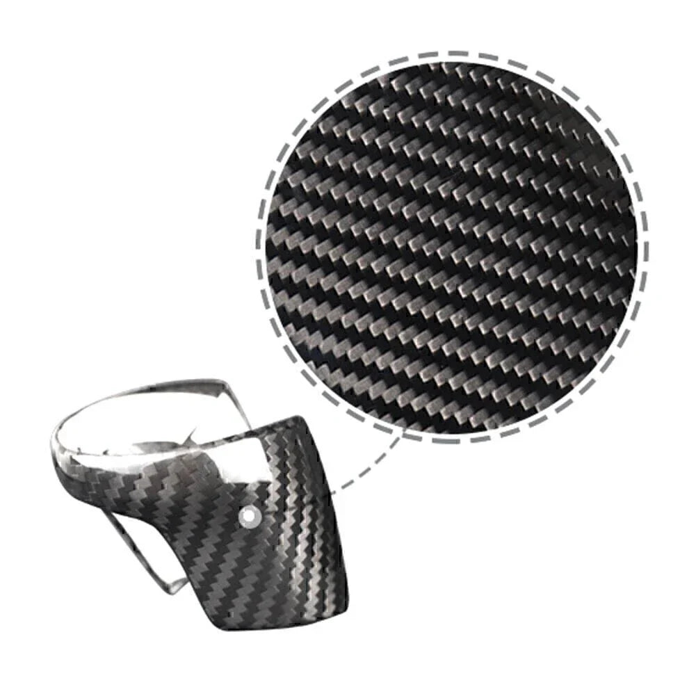 Carbon Fiber Black Gear Shift Knob Cover for Mazda Atenza Axela (2002-2019)