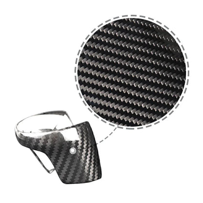 Carbon Fiber Black Gear Shift Knob Cover for Mazda Atenza Axela (2002-2019)