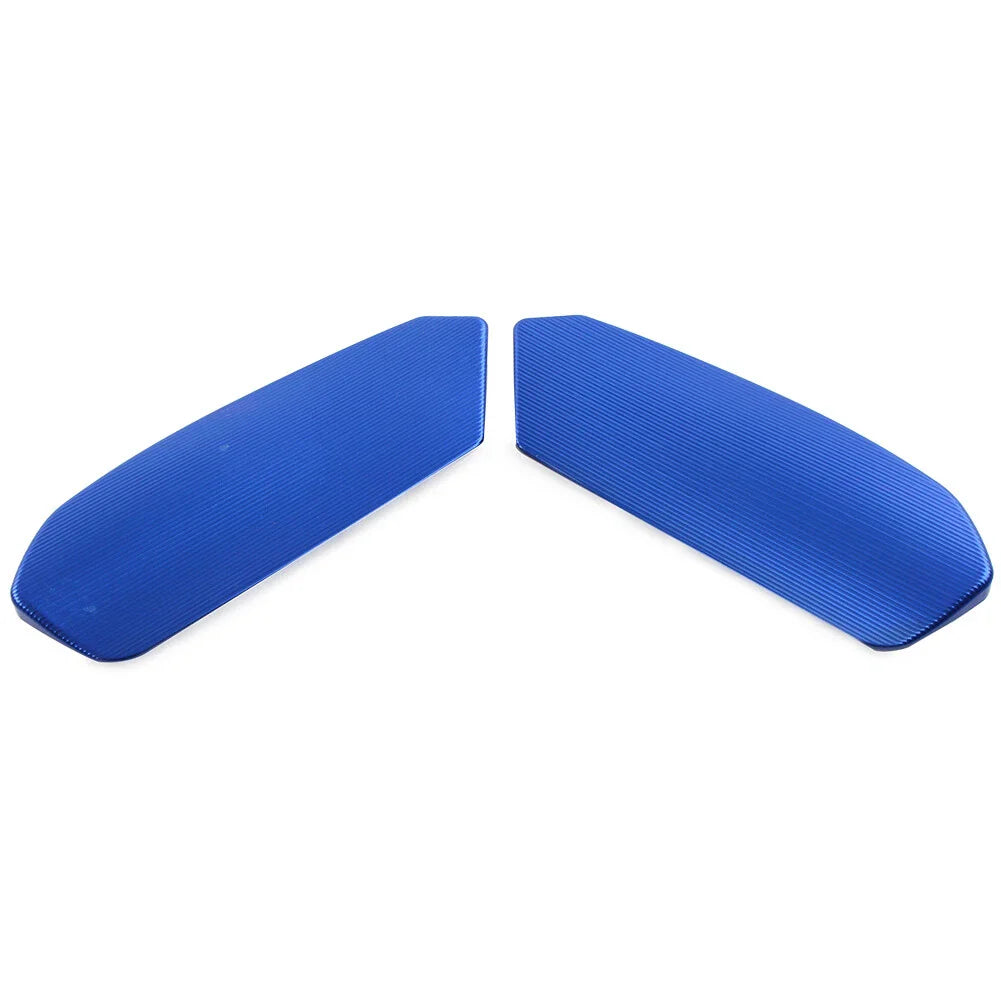 Rearview Mirror Block Off Base Plates for Suzuki GSXR 1000 (2017-2022) Blue