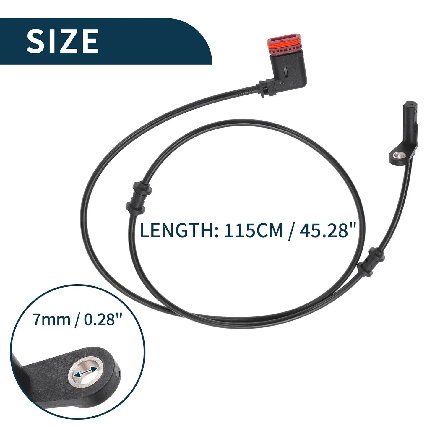Rear Right ABS Wheel Speed Sensor for Mercedes-Benz SLC300 SLC43 (2017-2020)