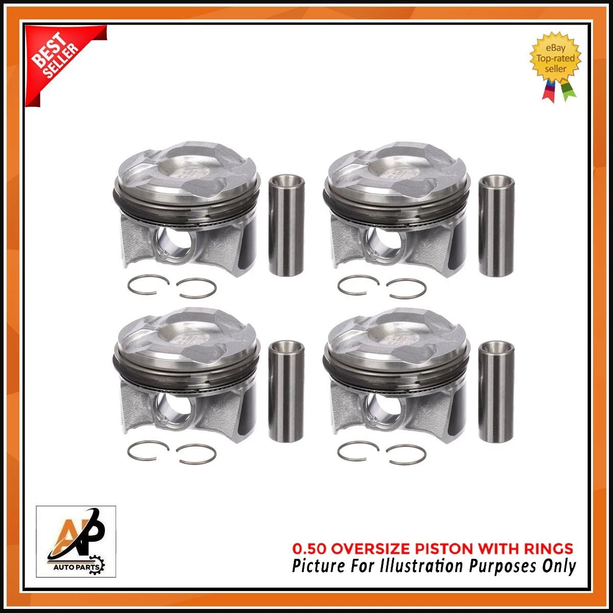 Engine Piston Rings Set Replacement for Mini Cooper 1.6 Petrol (2012–2016)