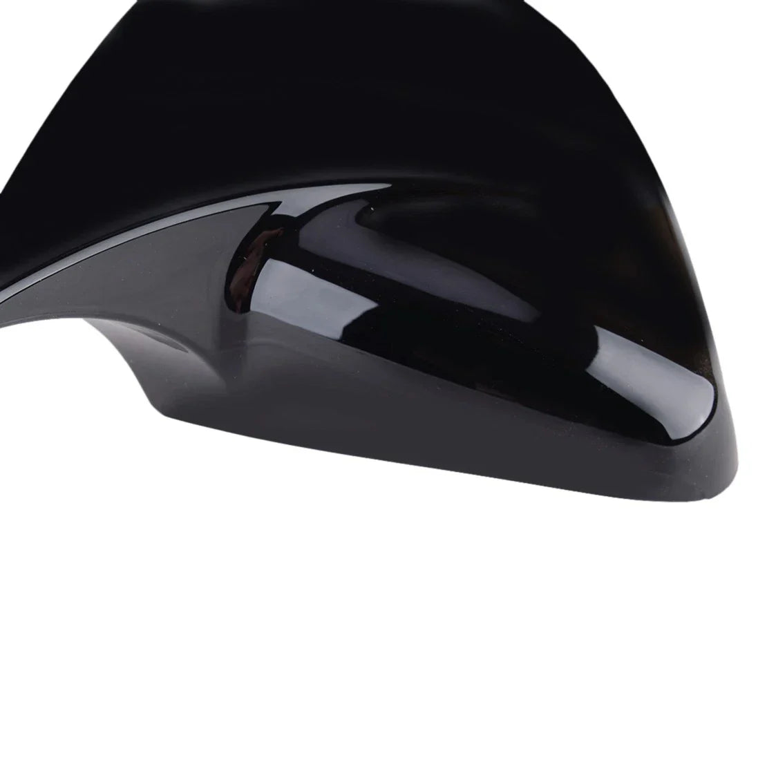 2 x Gloss Black Rear View Mirror Cover Caps for Kia Forte K3 Cerato (2014-2018)