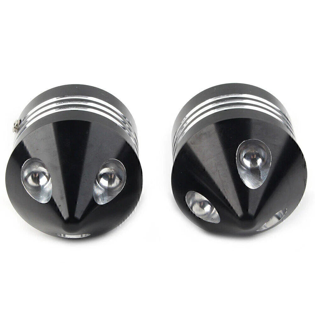 Black Front Axle Cap Nut Cover for Harley Electra Glide Sportster