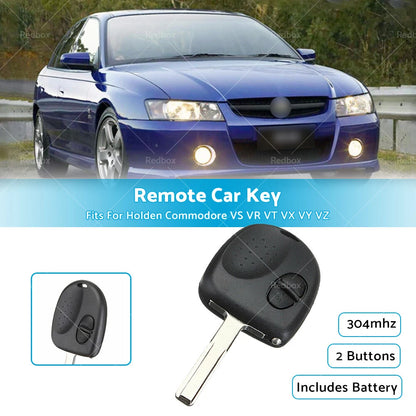 Remote Car Key with Chip 2 Buttons for Holden Commodore VS VR VT VX VY VZ