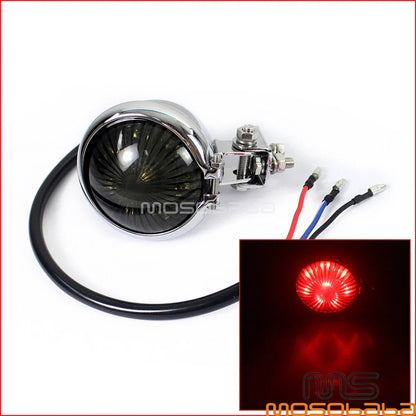 LED Rear Brake Tail Light for Harley Chopper Cafe Racer 12V