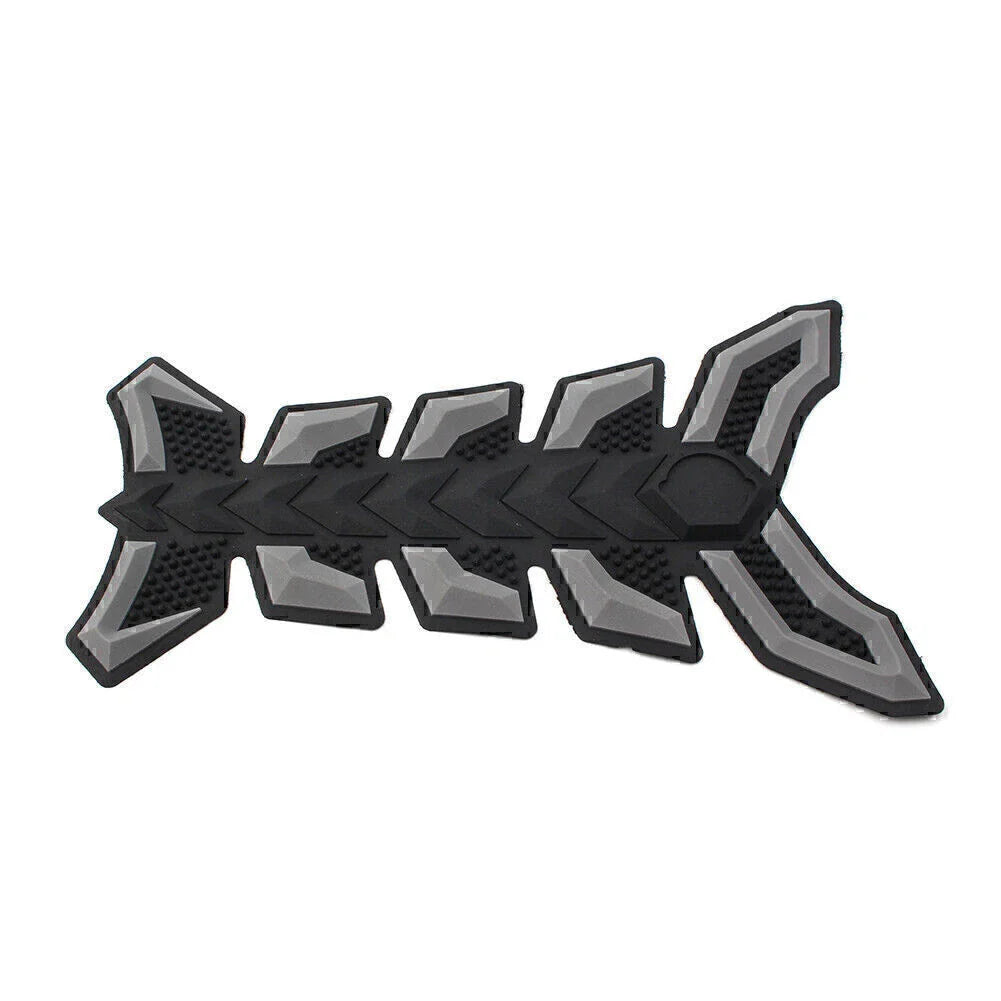 3D Decal Sticker Protector for Universal Motorcycle Grey Gas Fuel Tank Pad